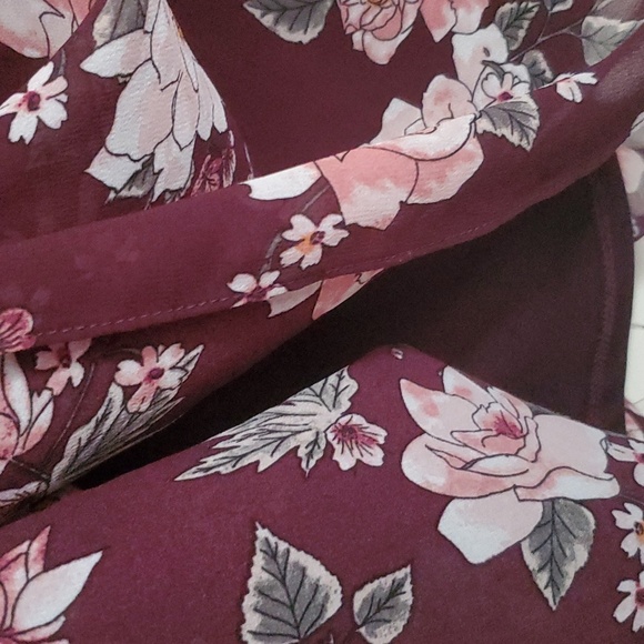 Torrid's Mini Challis Cold Shoulder Trapeze Dress - Picture 10 of 16